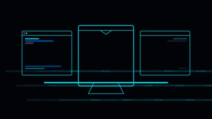Digital Computer Interface with Binary Code Data Streams