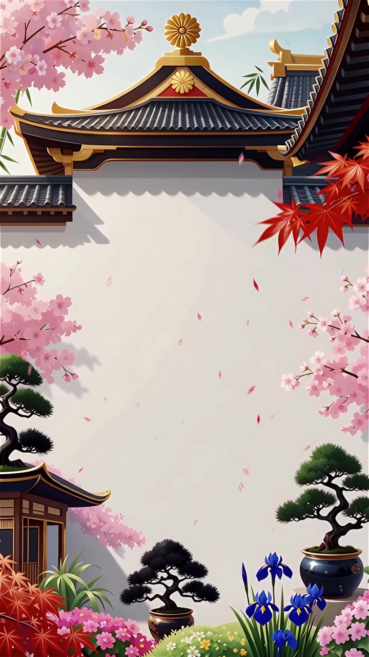 Sfondo Animato Cultura Giapponese 4K