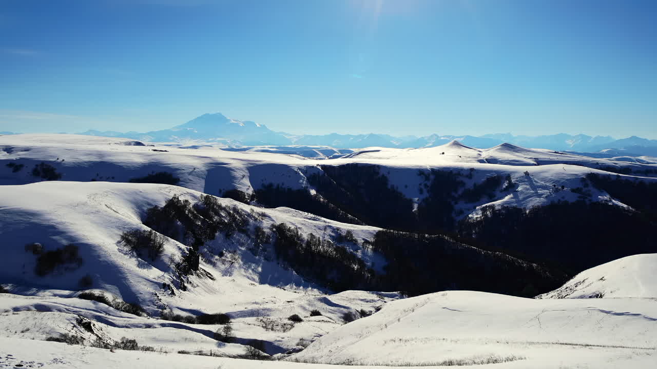 Snowy Mountain Landscape