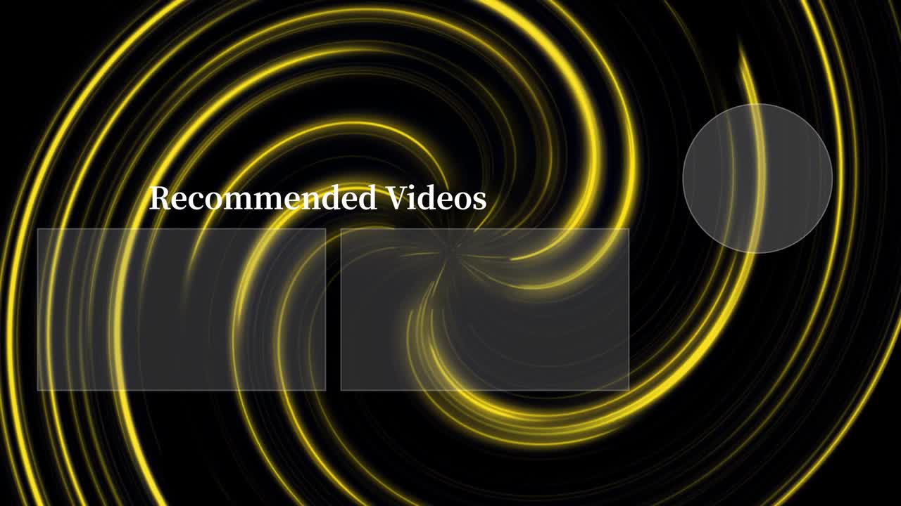 Vortex neon end card ending screen motion graphics