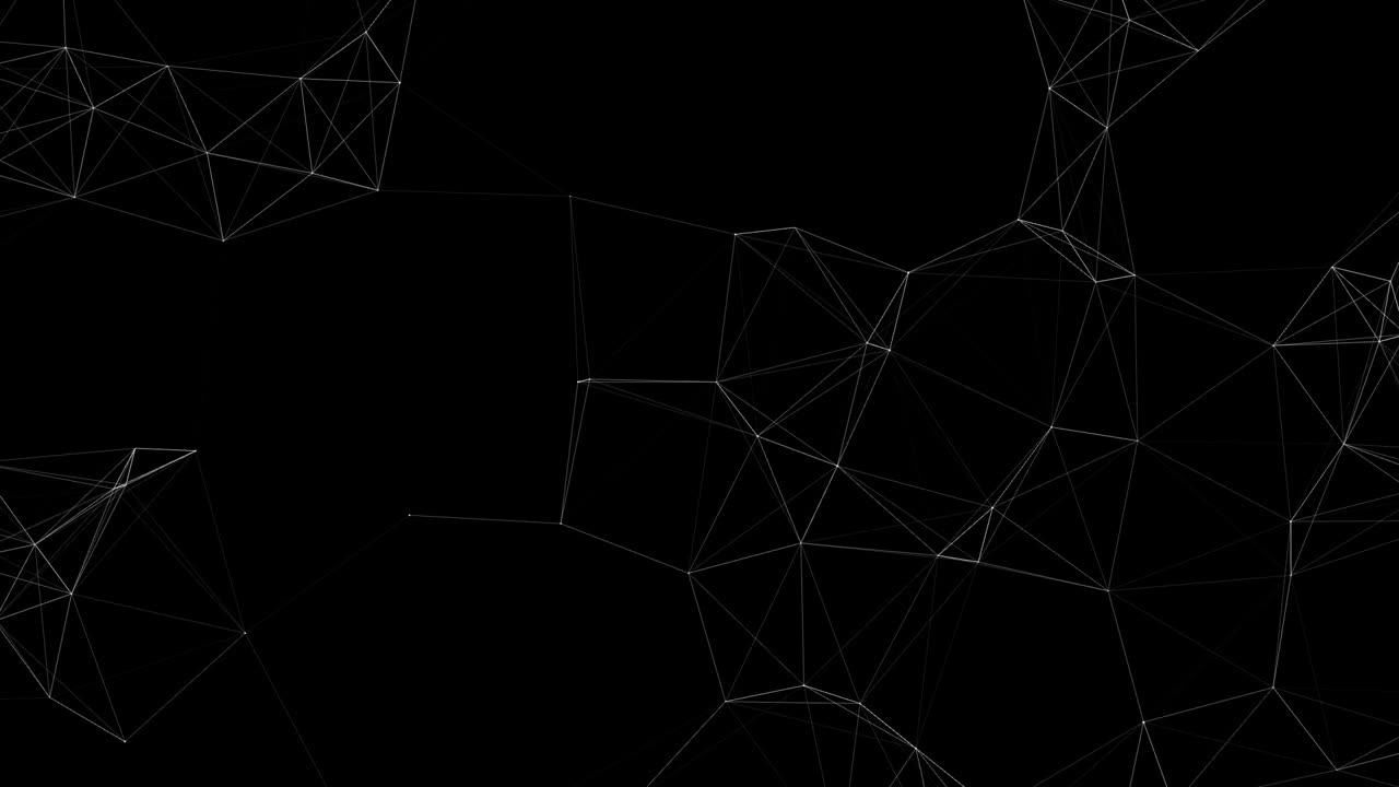 Abstract white forms move