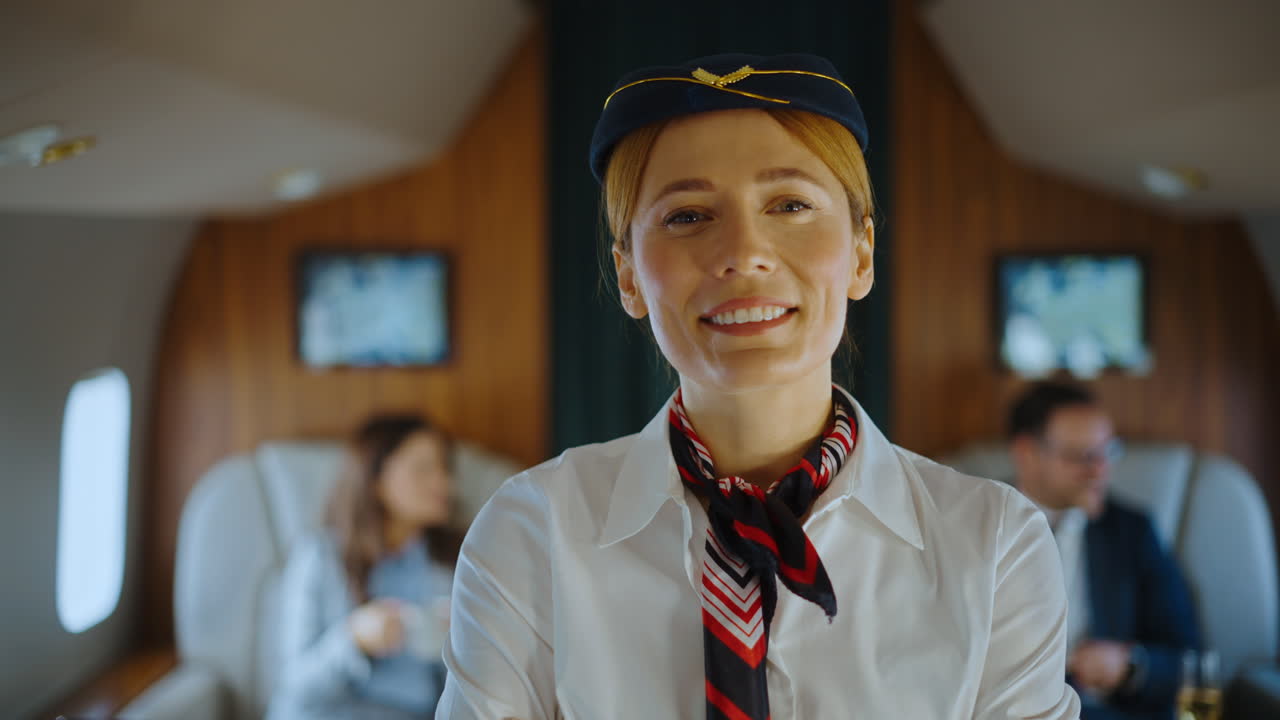Flight Attendant in Private Jet