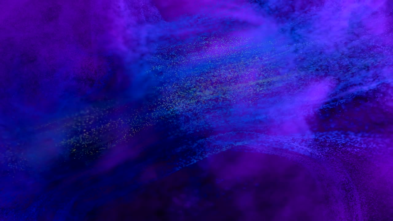 Incredibile vista macro di un'esplosione di polvere di vernice CG