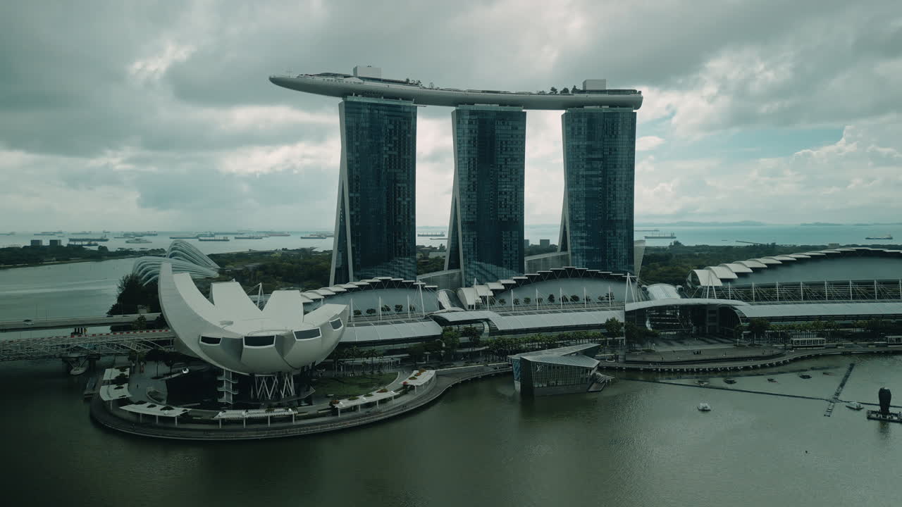 Marina Bay Sands, Singapura - Vista Aérea
