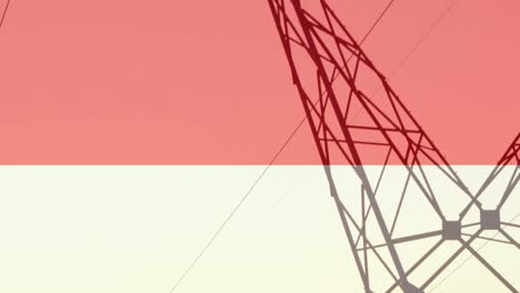 Animation-of-flag-of-indonesia-over-pylons