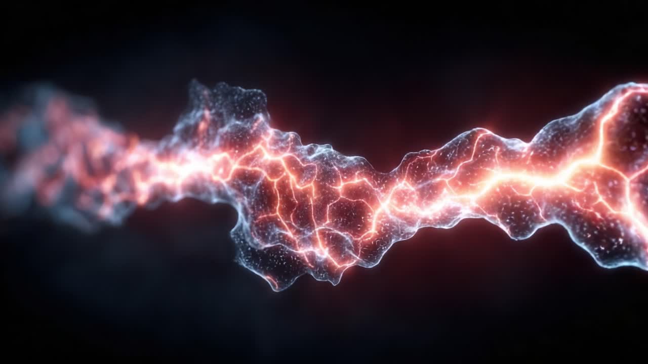 A Stunning Visualization of Energy Flow: Capturing the Dynamic Interaction of Light and Matter in a Vibrant, Evolving Plasma Stream