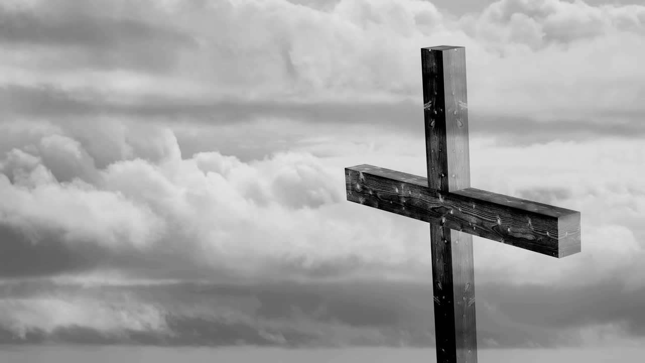 종교적인 부활절 일요일 좋은 금요일 애니메이션 4k