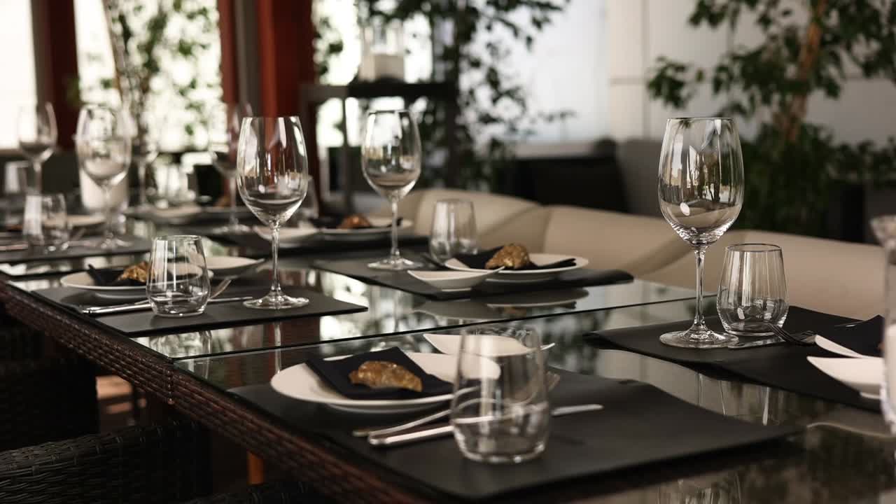 우아한 테이블 세팅