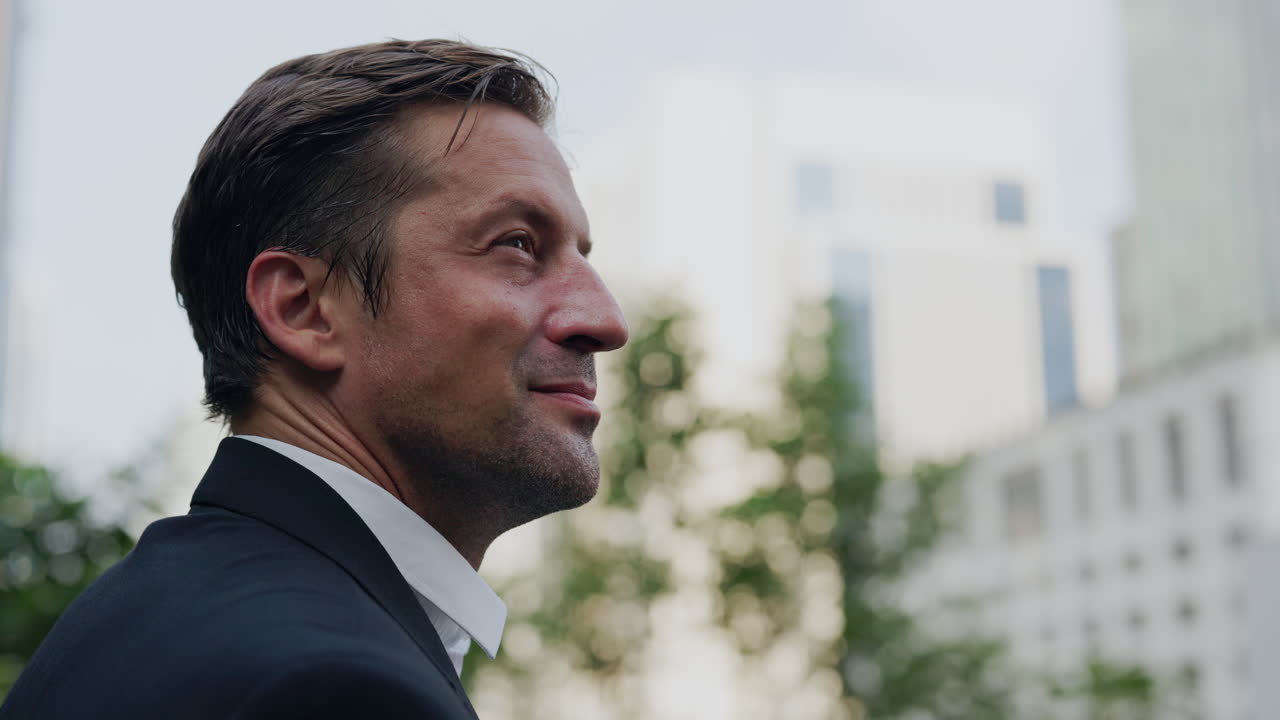 Portrait of a Businessman in the City