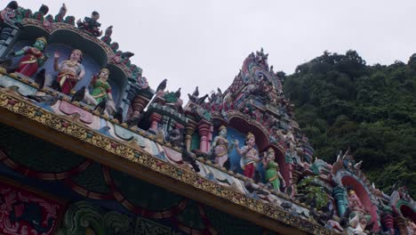 vibrant hindu deities adorn batu caves temple in kuala lumpur