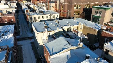 Urban-American-city-covered-in-winter-snow