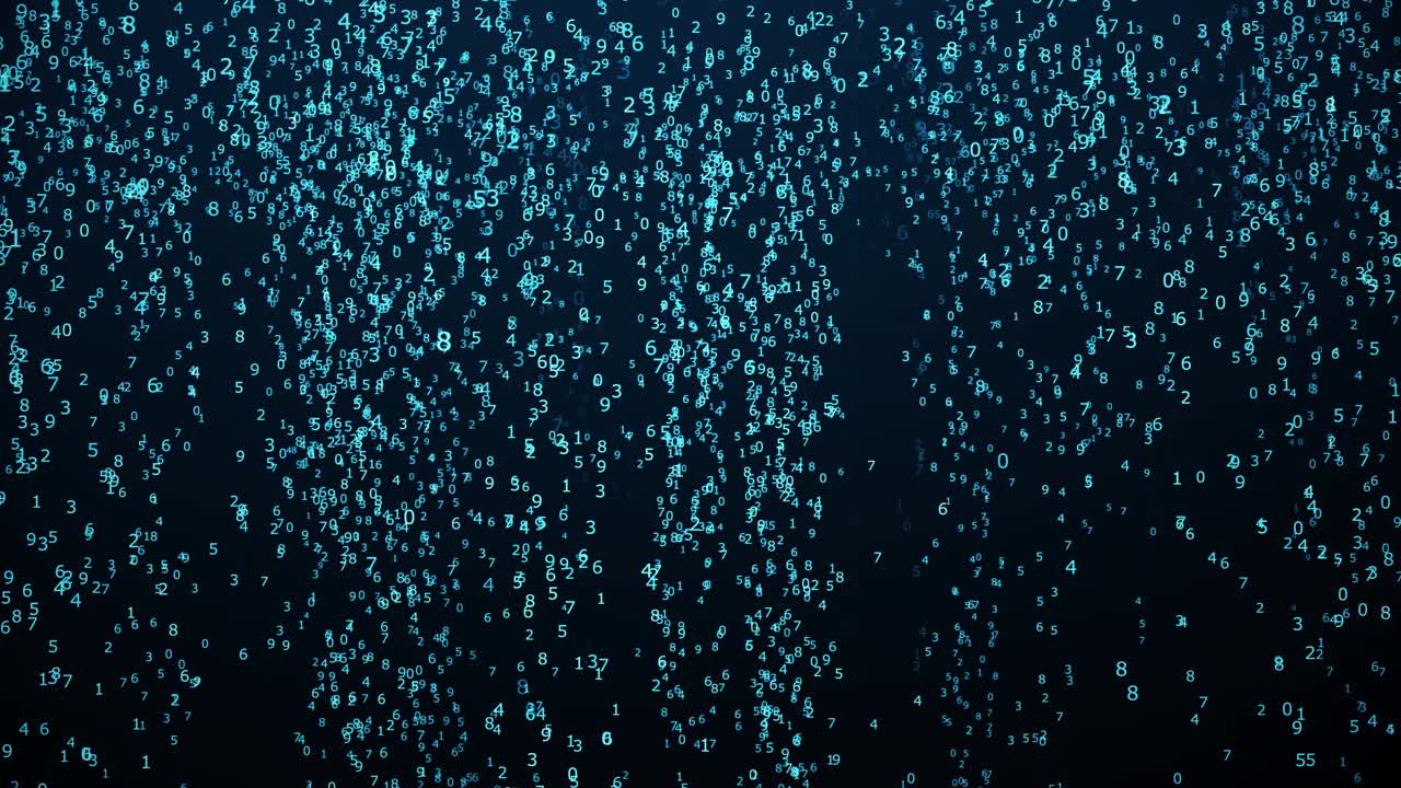 Binary Numbers in Futuristic Digital Technology with AI and Data Networks