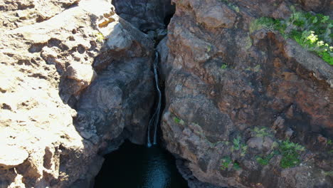 Agaete's-Hidden-Paradise:-Captivating-Charco-Azul-from-Above