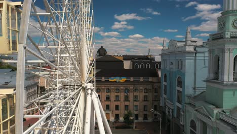 la rueda gigante en lviv, ucrania