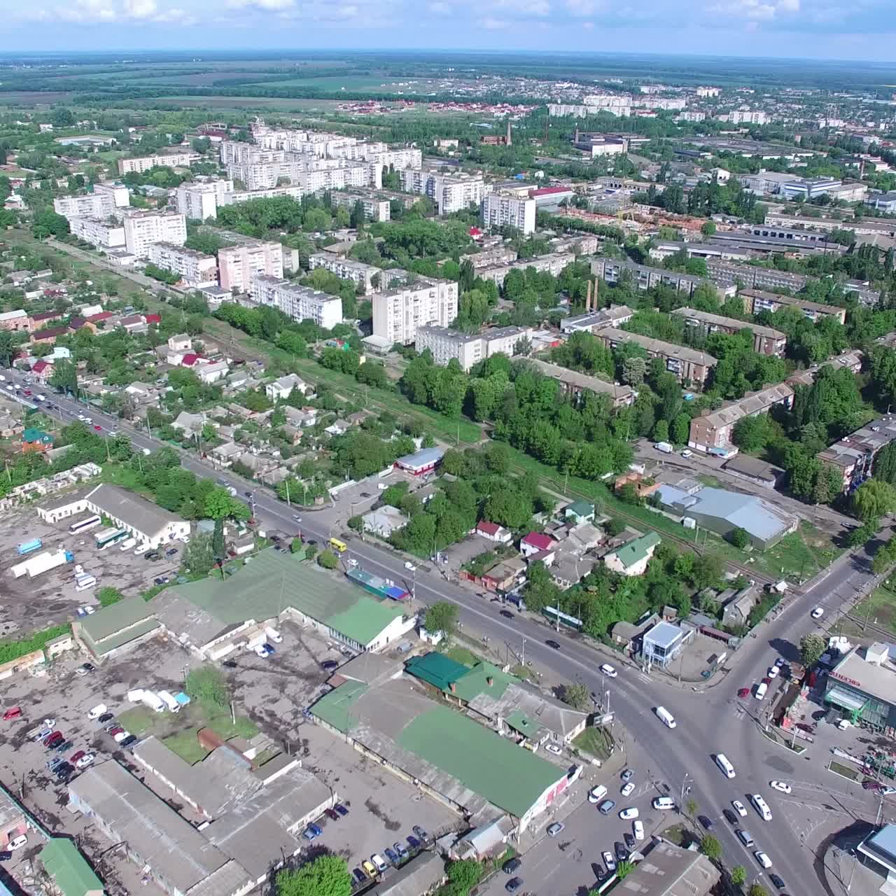 City In The Summer Day