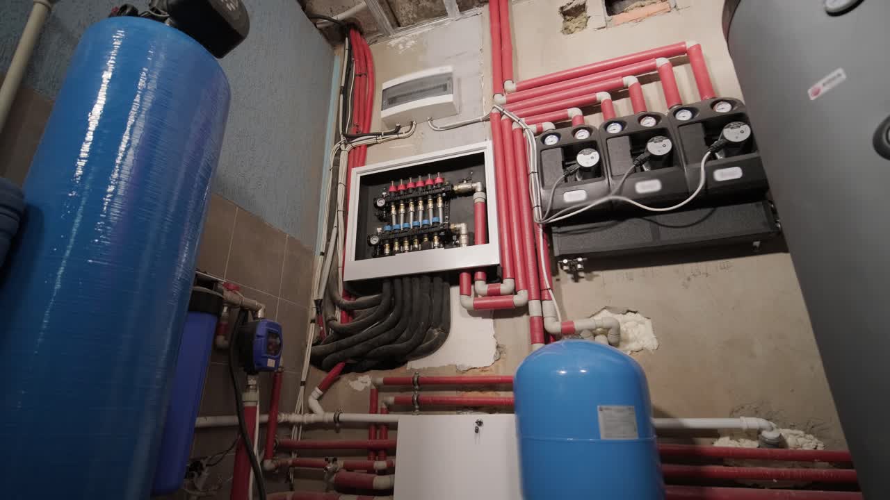 tecnico hvac installa sistemi di riscaldamento, ventilazione e aria condizionata