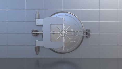 bank vault by open