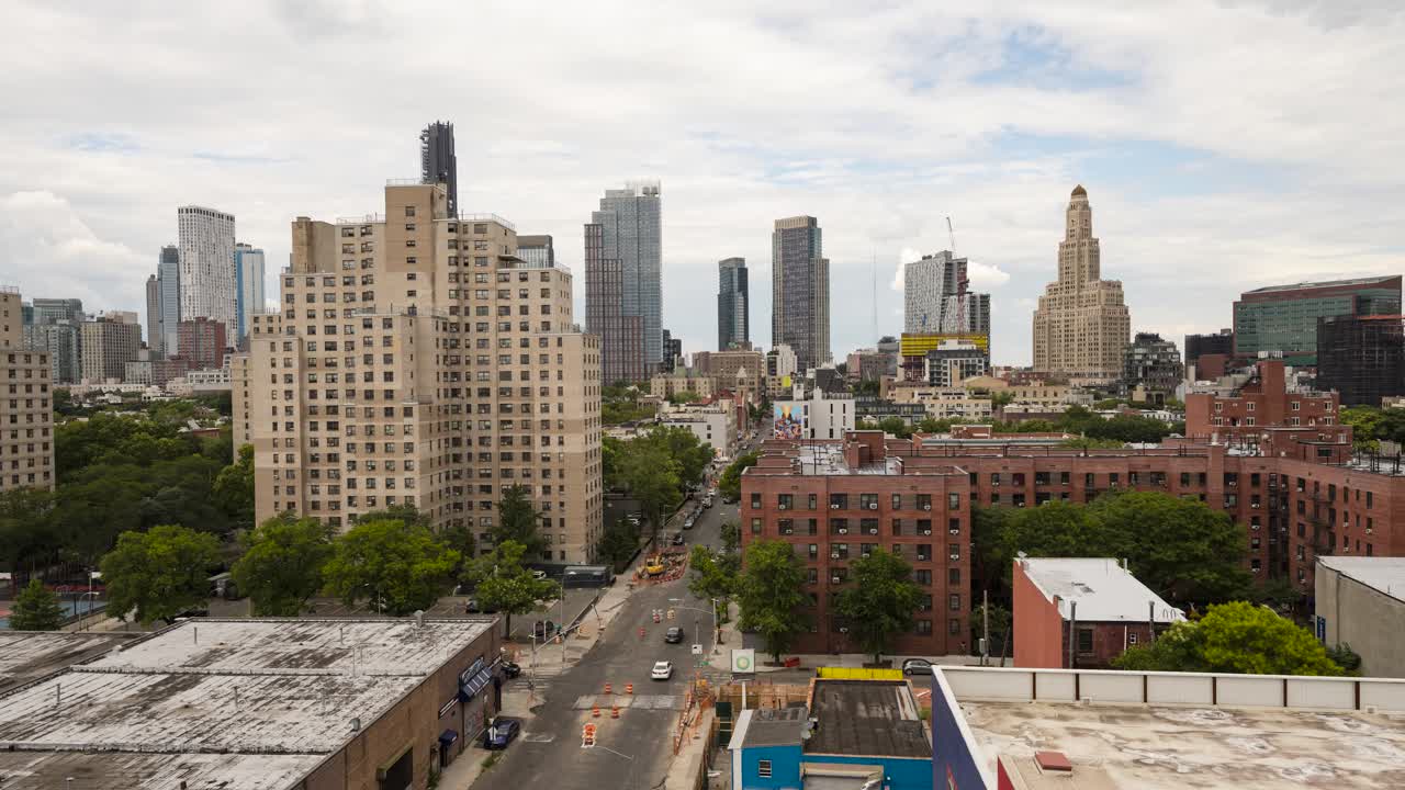 timelapse de brooklyn nueva york durante el verano