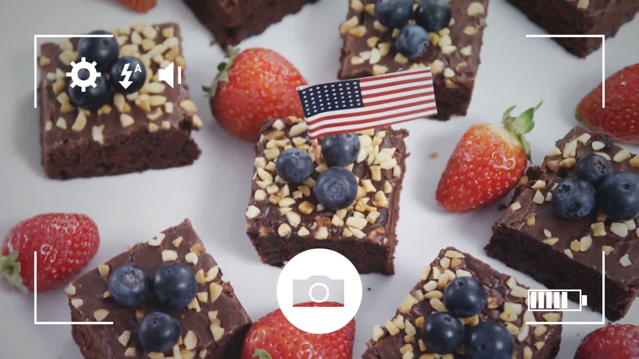 디지털 카메라로 음식 사진을 찍는 것