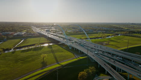 two arches of margaret mcdermott bridge