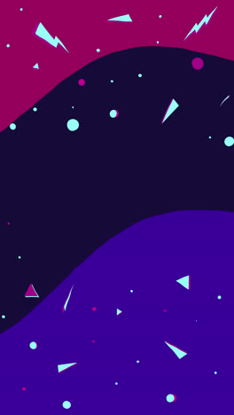 Retro Geometric Abstract Background