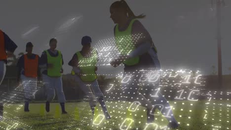 Animation-of-data-processing-over-diverse-football-players