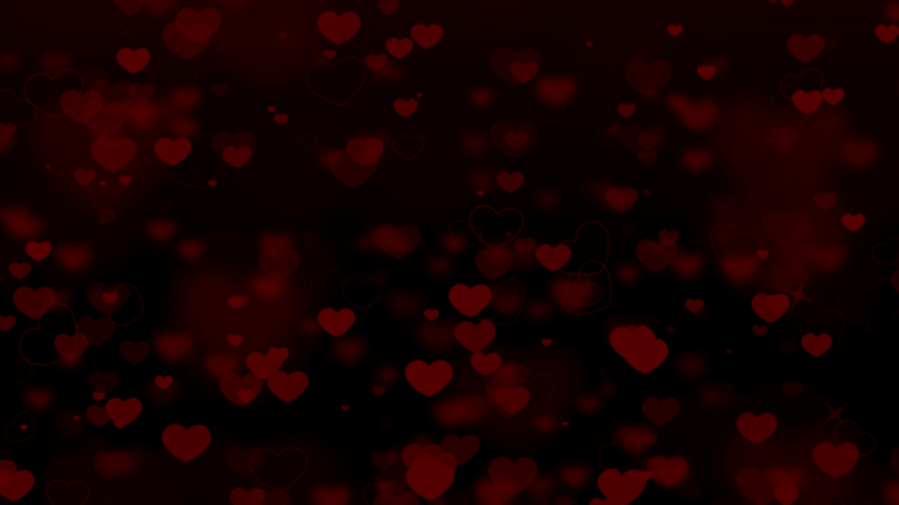 colorido hogar bokeh para el día de san valentín amor concepto de fondo rojo blanco borroso 4k