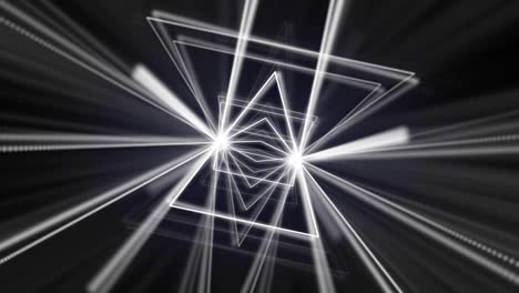 modern grayscale futuristic triangle spin line moving motion background