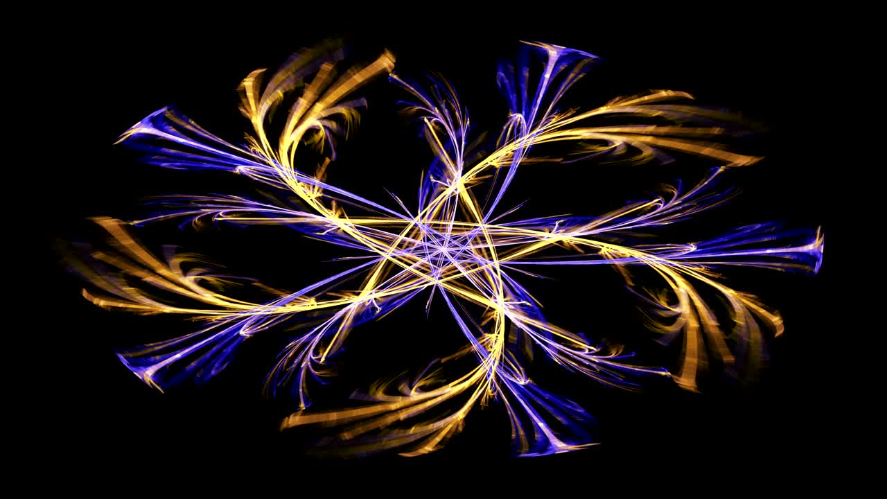 fondo de movimiento abstracto, ondas de energía y relámpagos, bucle sin costuras capaz