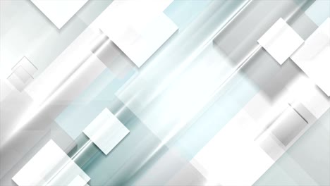 fondo de movimiento geométrico de tecnología azul y gris con cuadrados