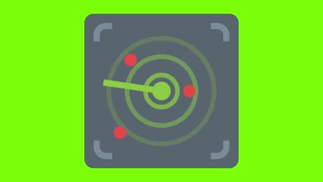 green screen , radar, scan, high quality