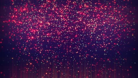 abstract shiny glitter falling background loop