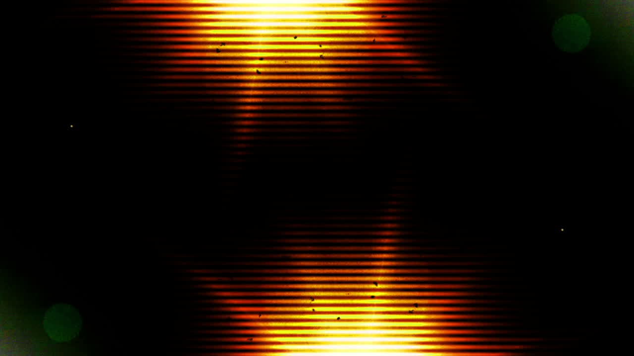Abstract Glitchy Light Pattern with Horizontal Lines and Dust