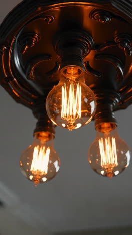 vintage edison bulb chandelier