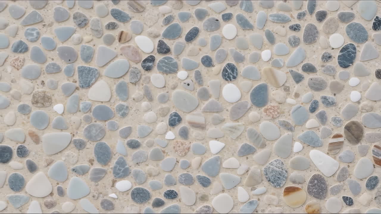 Pebble Mosaic Texture Background