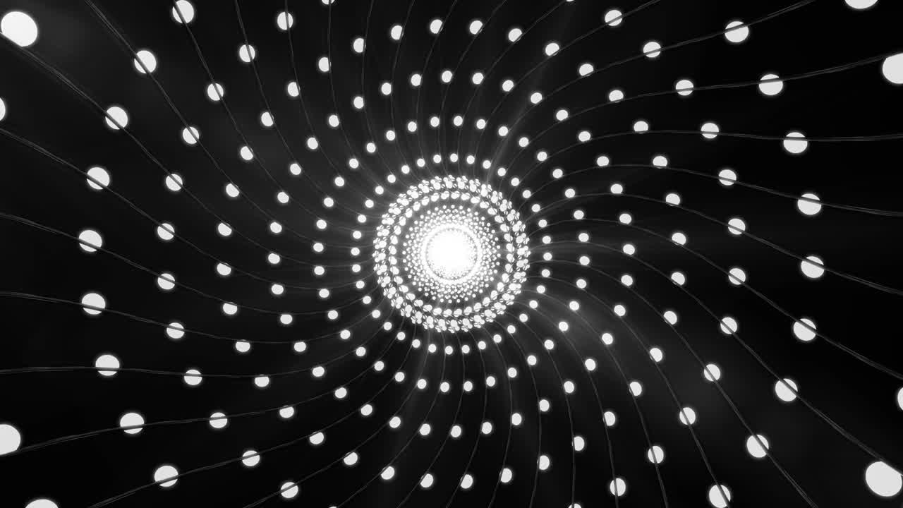 corredor de fondo abstracto con bucle metálico