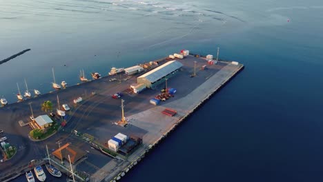 Aerial-over-the-Kaunakakai-Wharf-Molokai-Hawaii--2