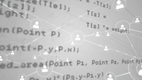 códigos de programa y iconos de perfil