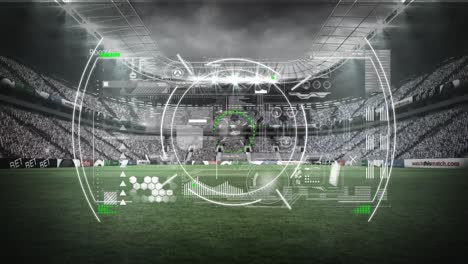 Animation-Der-Datenverarbeitung-über-Einem-Sportstadion