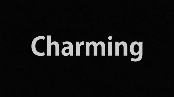 Charming text animation message motion graphics