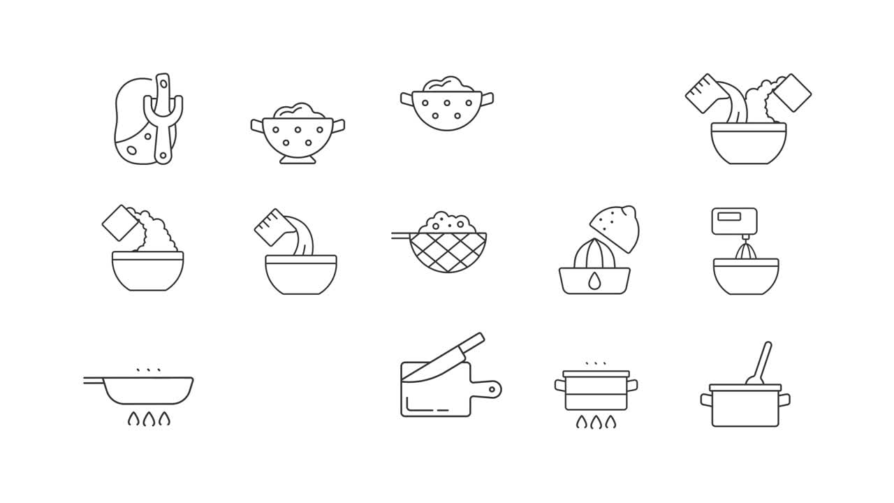 Cooking and Baking Utensils and Ingredients