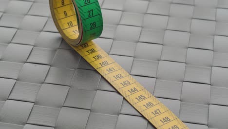 tape measure on a table