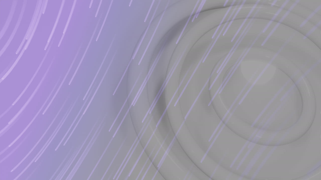 animación de rastros de luz sobre círculos blancos