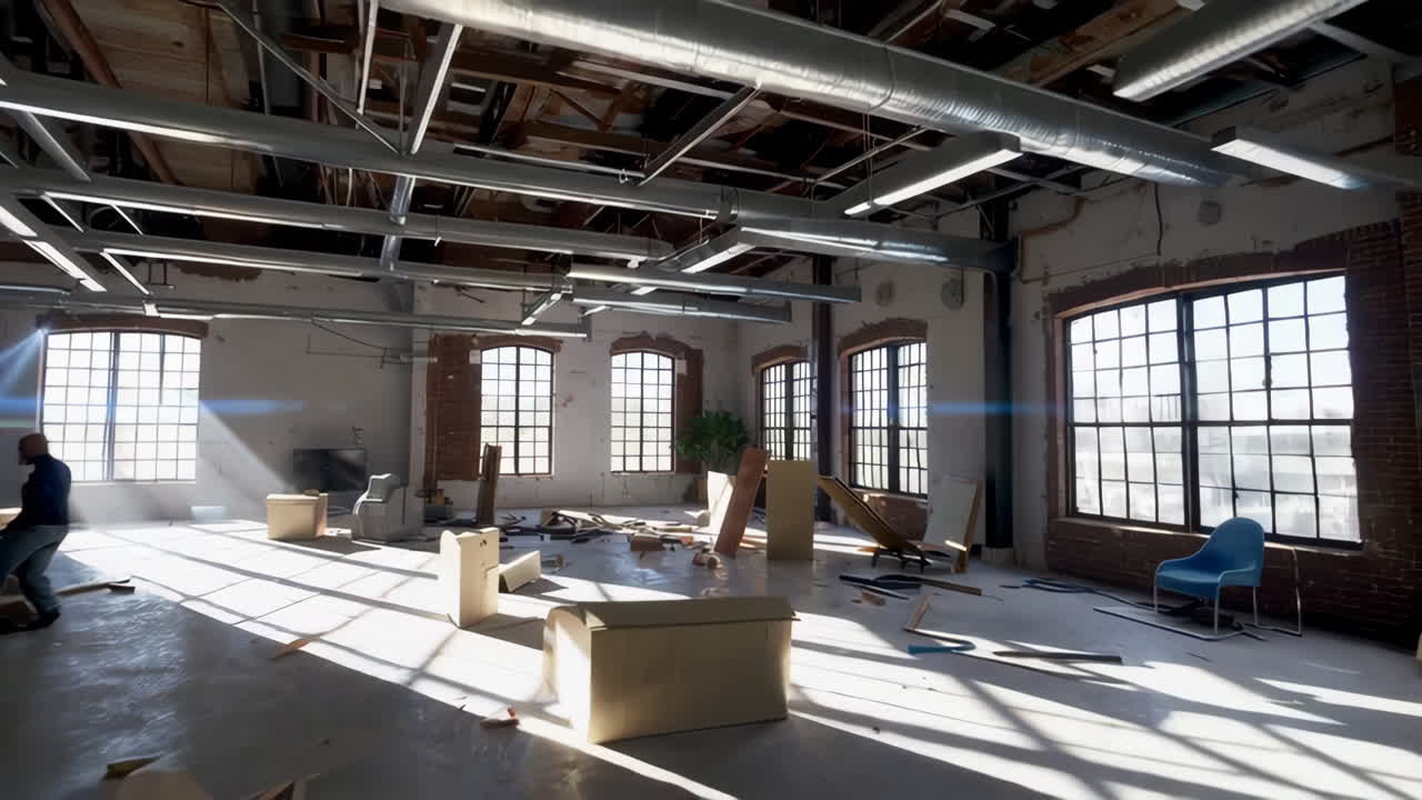 Renovation in an Old Industrial Office Space