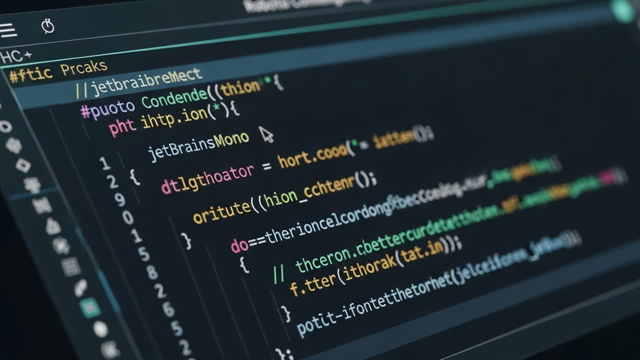 A Close-Up of Code Editing with JetBrains Software: Exploring Syntax and Structure in a Coding Environment with Color-Coded Elements