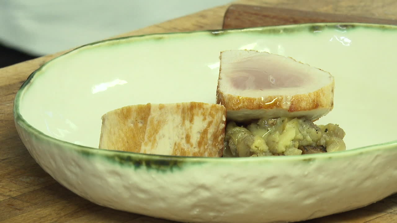 Gourmet Tuna with Eggplant and Potatoes