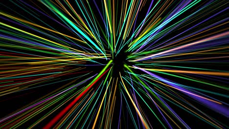 glowing waved lines