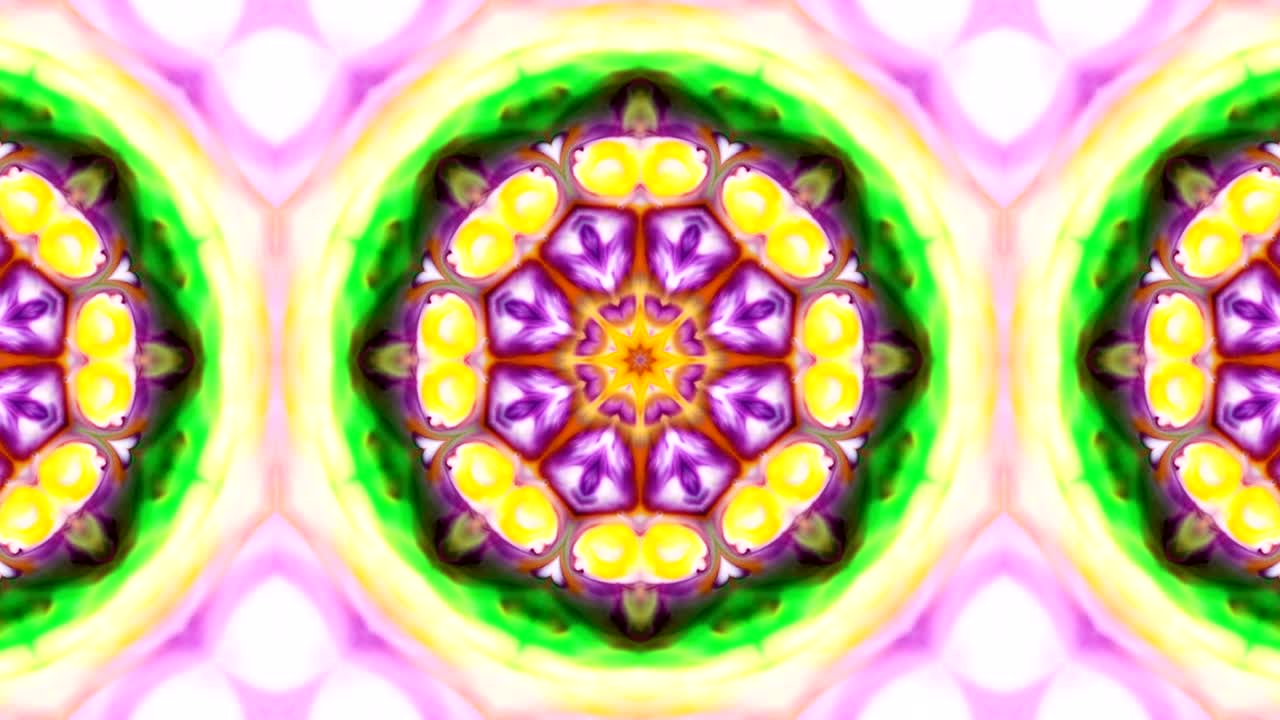 movimiento de fondo de kaleidoscopio abstractamente colorido