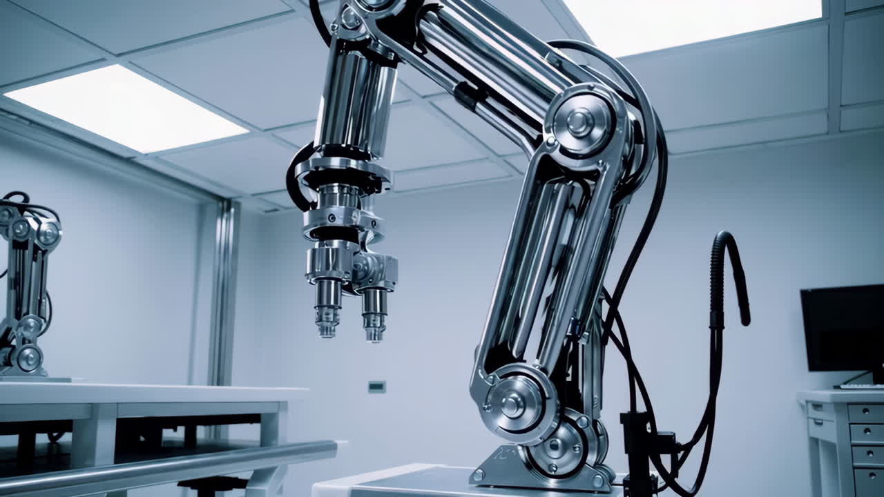 Robotic Arm with Microscope