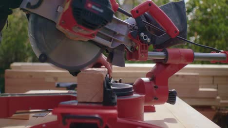 Close-up-of-sawing-the-wood-with-a-circular-saw